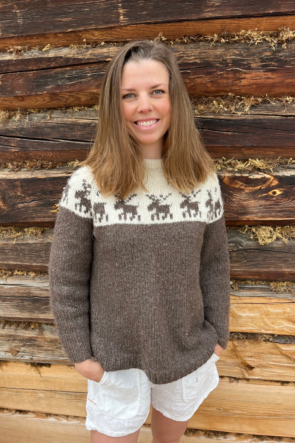 LUNT Elverum ullgenser dame